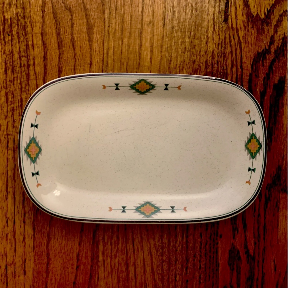 Studio Nova Relish Dish Vintage Adirondack Under Tray 2201 Aztec Southwest